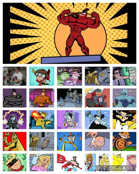 the fairly oddparents the crimson chin|Complete History of The Crimson Chin .